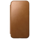 Nomad Modern Leather Folio case for iPhone 15 Pro Max 6,7" english tan