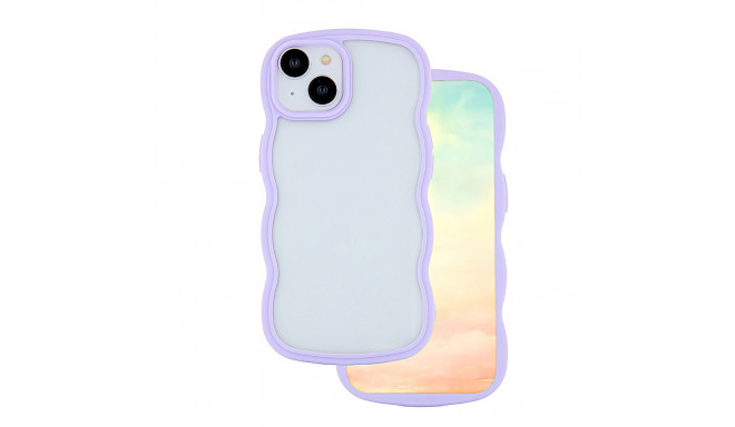 Wave case for iPhone X / XS purple