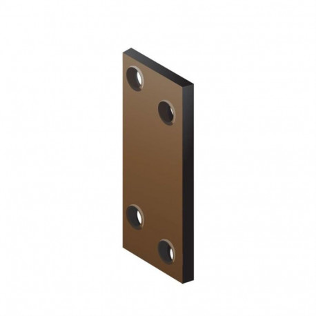 naelutusplaat 80x20x2,0 pruun