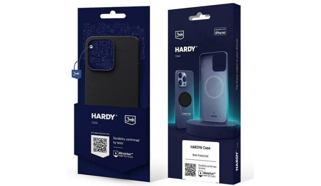 3MK Hardy Case iPhone 15 Pro 6.1" grafiit MagSafe