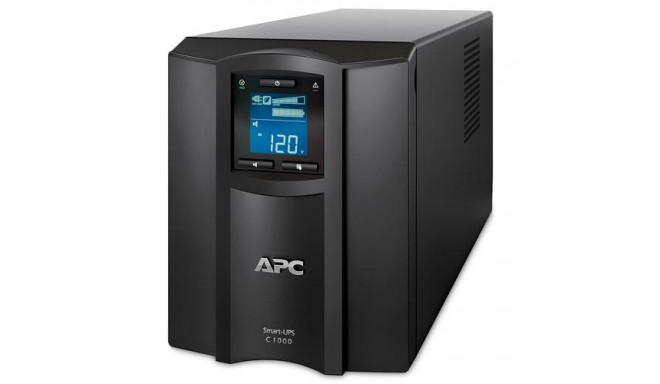 APC Smart-UPS C, Line Interactive, 1000VA, Tower, 230V, 8x IEC C13 outlets, SmartConnect port, USB a