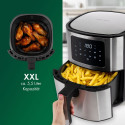 ProfiCook PC-FR 1239 H Single 5.5 L Stand-alone Hot air fryer Black  Stainless steel