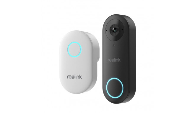 Reolink Smart 2K+ vadu PoE video durvju zvans ar zvana signālu, D340P