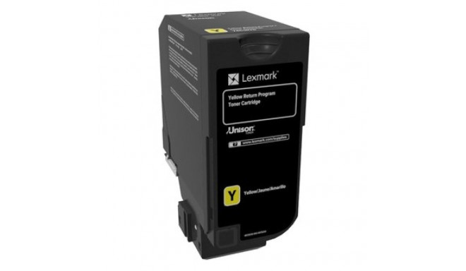 Lexmark 74C20Y0 originaal kollane toonerikassett 1 tk