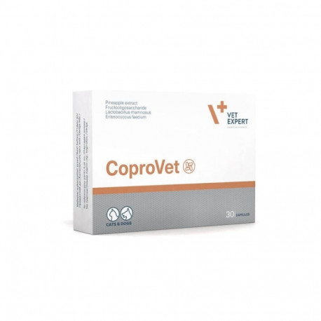 VETEXPERT CoproVet - preparation against the ingestion of feces for dogs and cats - 30 caps.