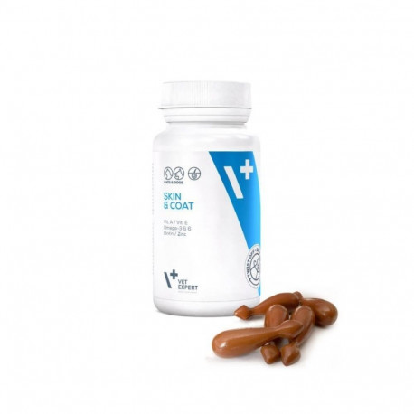 VETEXPERT Skin&Coat - skin and coat preparation for dogs and cats - 30 caps.