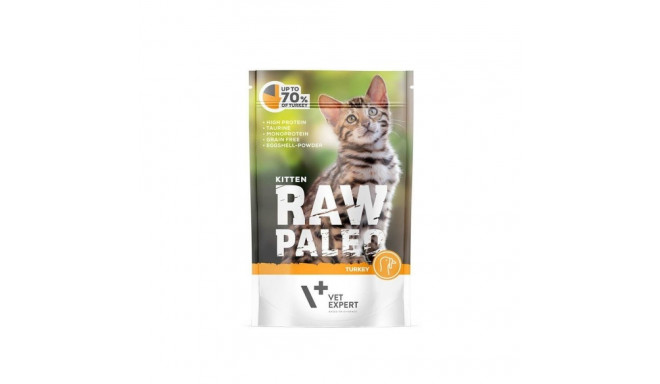 RAW PALEO Kassipoeg Kalkun - märgtoit kassipoegadele - 100 g