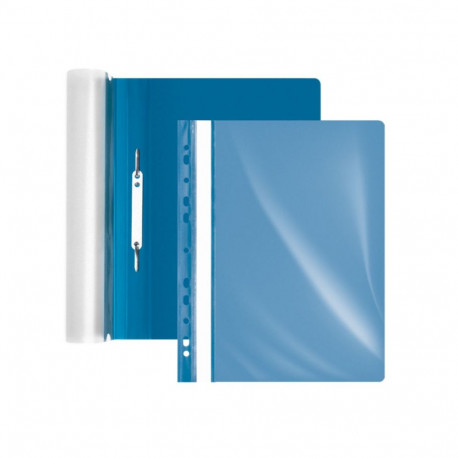 Clip file with perforation A4 FOROFIS 0.13/0.17mm with perforation (blue matt) PP
