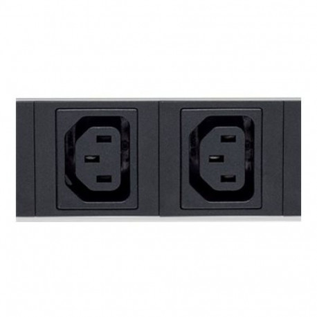 INTELLINET 19inch Intelligent PDU 8-Port 19inch Rackmountable Monitors Power Temperature and Humidit