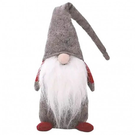 BQ67A Mikołaj skrzat krasnal szary