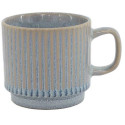 MUG REACTIV GLAZE BEIGE/LIGHT BLUE 270ML