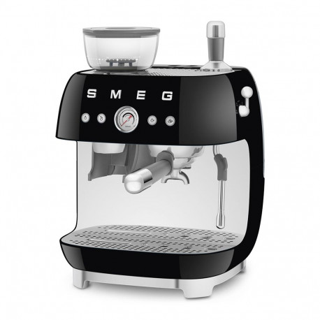 Coffee Machine - Smeg 50's Style With Grinder 2.4L Black