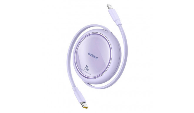 USB Cable Baseus Free2Pull USB-C to iP 20W 1m (purple)