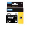 Lamineeritud Lint Sildimasinatele Dymo 18484 Valge Mitmevärviline Must/Valge 24 mm