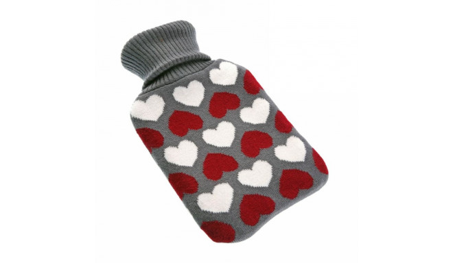 Hot Water Bottle Versa Hearts Rubber