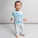 Baby's Long-sleeved Romper Suit Blue Blue - 36 Months