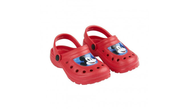 Beach Sandals Mickey Mouse Red - 26-27