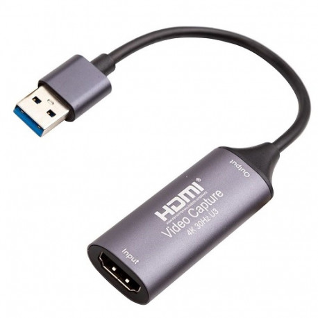 Внешняя карта видеозахвата HDMI 4K/30Hz to USB3.0 Type-A