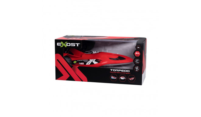 SILVERLIT EXOST Radio control boat Torpedo, red, scale 1:18