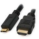 Techly 3m High Speed Cable Mini HDMI to HDMI Male/Male Black ICOC HDMI-B-025