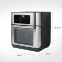 Princess | Aerofryer Oven | 182065 | Power 1500 W | Capacity 10 L | Black/Stainless Steel