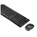 Klaviatuur ja Juhtmevaba Hiir Logitech 920-004513 Must Hispaaniakeelne Qwerty QWERTY