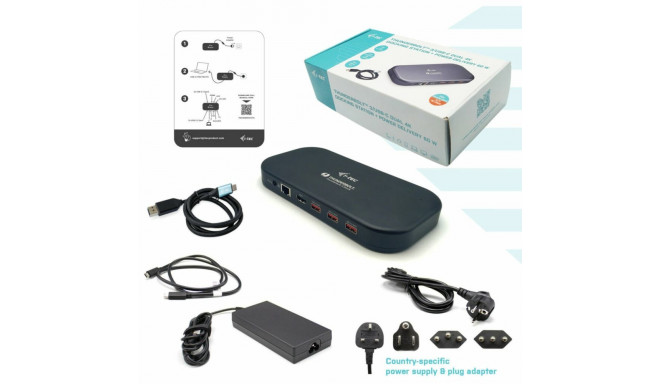 Dockstation i-Tec TB3HDMIDOCKPD Black