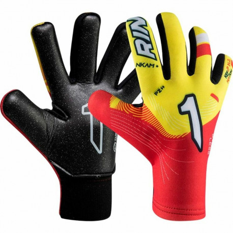 Goalkeeper Gloves Rinat Nkam As (Turf) Onana Yellow Red Adults - 10