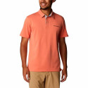 Men’s Short Sleeve Polo Shirt Columbia Nelson Point™ Coral - 3XL