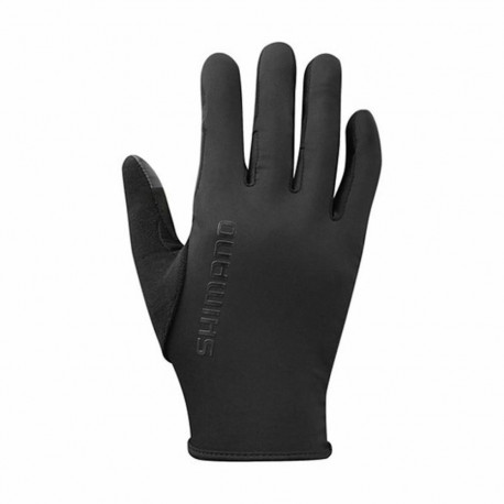Riteņbraukšanas Cimdi Shimano Windbreak Race Melns - L
