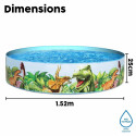 Täispuhutav lastebassein Bestway Dinosaurused 183 x 38 cm