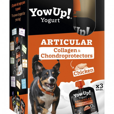 Märgtoit YowUp Collagen + Chondroprotectors Kana 3 x 115 g 3 Ühikut