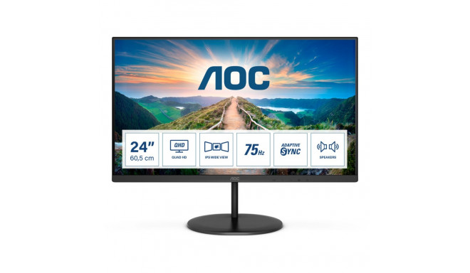 Monitor AOC Q24V4EA IPS LED 23,8" LCD Flicker free