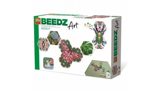 Mozaīkas SES Creative Beedz Art - Hex tiles Botánica (FR)