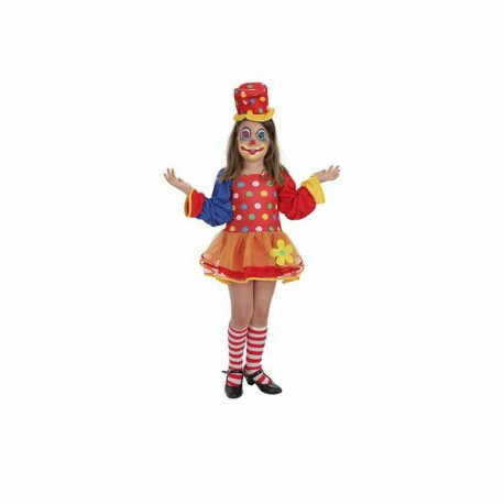 Costume for Children Pepona Male Clown (2 Pieces) - 7-9 Years