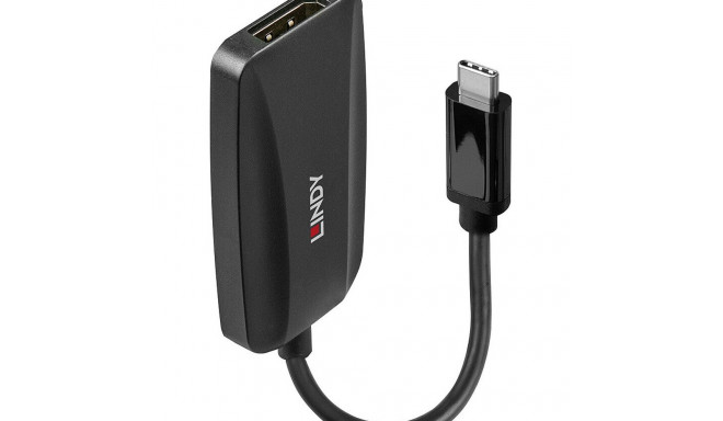 USB C to DisplayPort Adapter LINDY 43337 Black