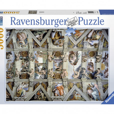 Pusle Ravensburger 17429 The Sistine Chapel - Michelangelo 5000 Tükid, osad