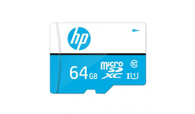 Micro SD Memory Card with Adaptor HP Class 10 100 Mb/s - 128 GB