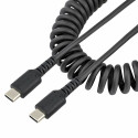 Cable USB C Startech R2CCC-50C-USB-CABLE Black 50 cm