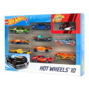 Transportlīdzekļu Rotaļu Komplekts Hot Wheels Metāls (10 Pcs)