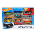 Transportlīdzekļu Rotaļu Komplekts Hot Wheels Metāls (10 Pcs)