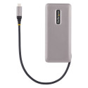 USB Centrmezgls Startech HB31CM4CPD3 Pelēks 15 W