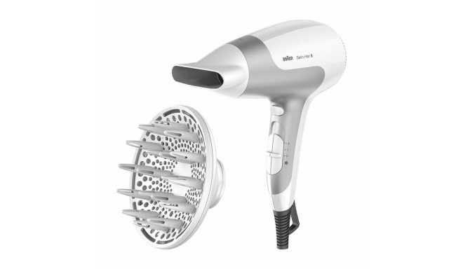 Föön Braun satin hair 5 power perfection Valge 2500 W