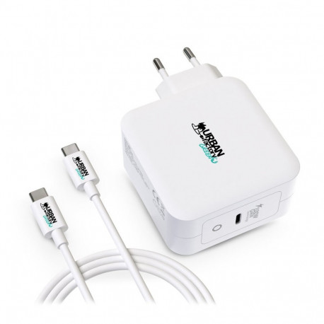 Seinalaadija + USB C kaabel Urban Factory GSC10UF Valge