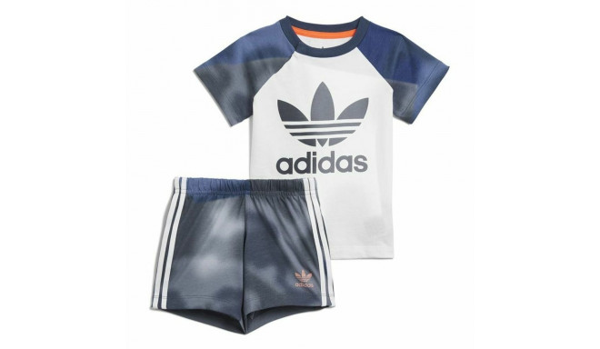 Children's Sports Outfit Adidas Camouflage Print  White - 3-6 Months