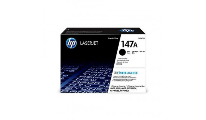 HP toonerikassett 147A must (W1470A)