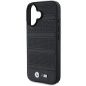 BMW BMHMP16S23PUSPK iPhone 16 6.1" black/black hardcase M Perforated And Stitched Line MagSafe