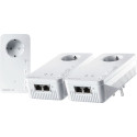 devolo Magic 2 WiFi 6 Multiroom Kit, Powerline (3 adapters | 1x 1 GbE, 2x 2 GbE ports)