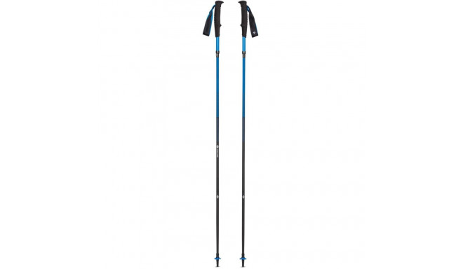 Black Diamond Distance Carbon Z Trekking poles, fitness equipment (blue, 1 pair, 110 cm)