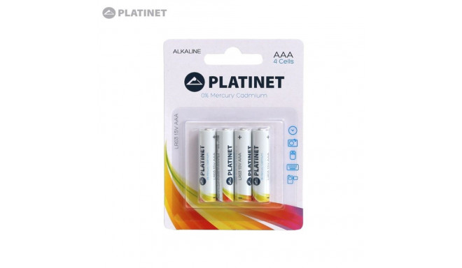 Platinet AAA MN2400 Alkaline LR03 1.5V Baterijas (4gab.)